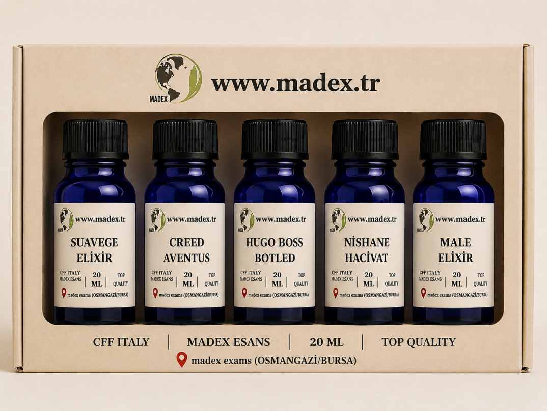 erkek-bayan deneme set parfüm esansı 20 ml 5 li set tab qualyt - 1