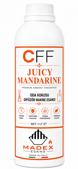 JUICY MANDARINE(SULU MANDALİNA) esansı-DİFİZÖR-ODA-ORTAM KOKUSU -MEYVEMSİ PREMIUM KOKU PROFİL